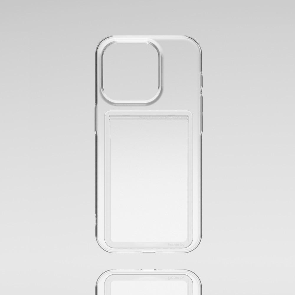 프레임바이 아이폰 15 프로 맥스 투명 일반 카드 1장 수납 프레임케이스 에어