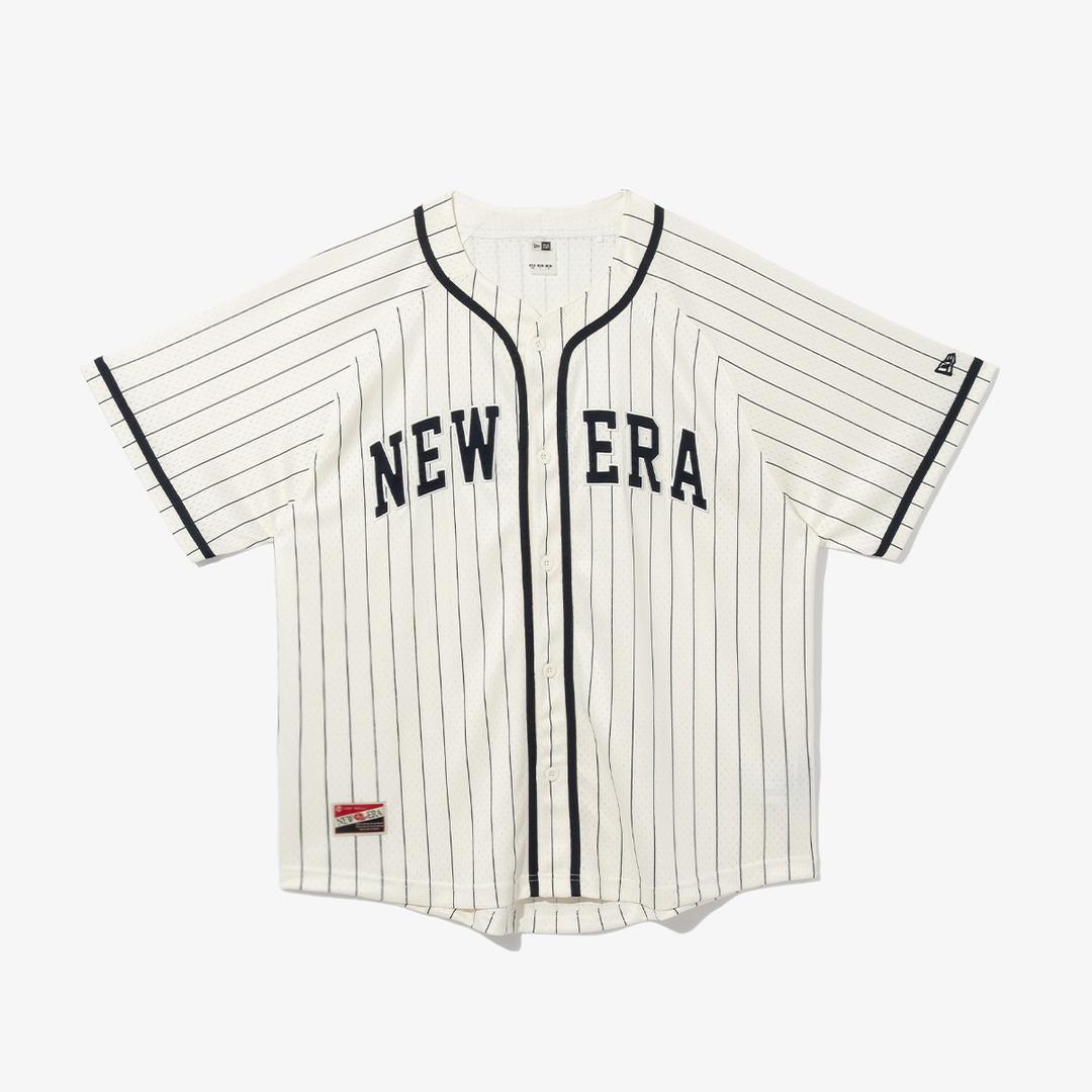 메쉬 베이스볼 저지 스트라이프