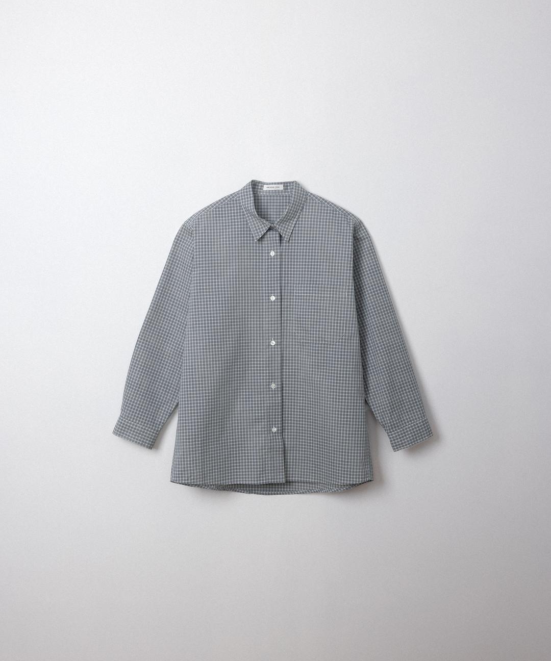 베일리 체크 셔츠 (pale blue)