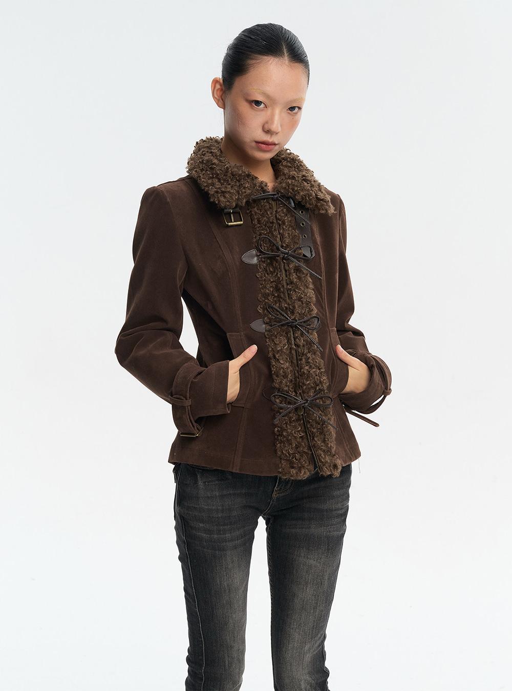 Brown Suede Women’s Jacket