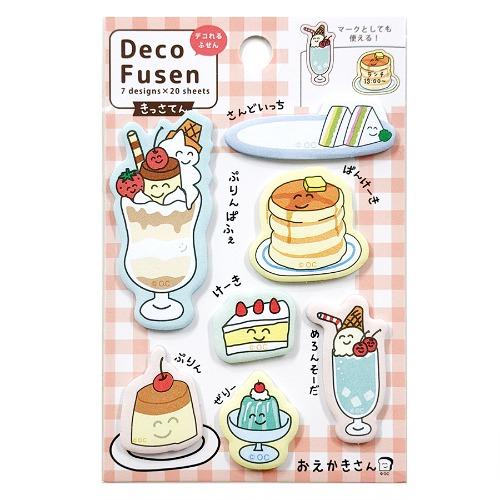 오에카키상 데코 후센 포스트잇 메모 / 카페