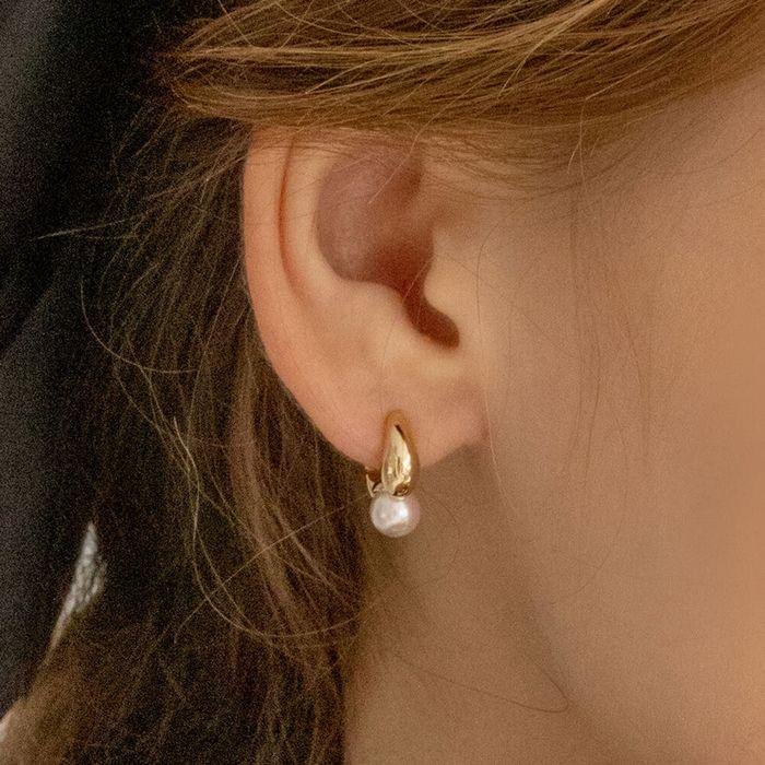 [정채연, 여자아이들 미연 착용] aube pearl earring