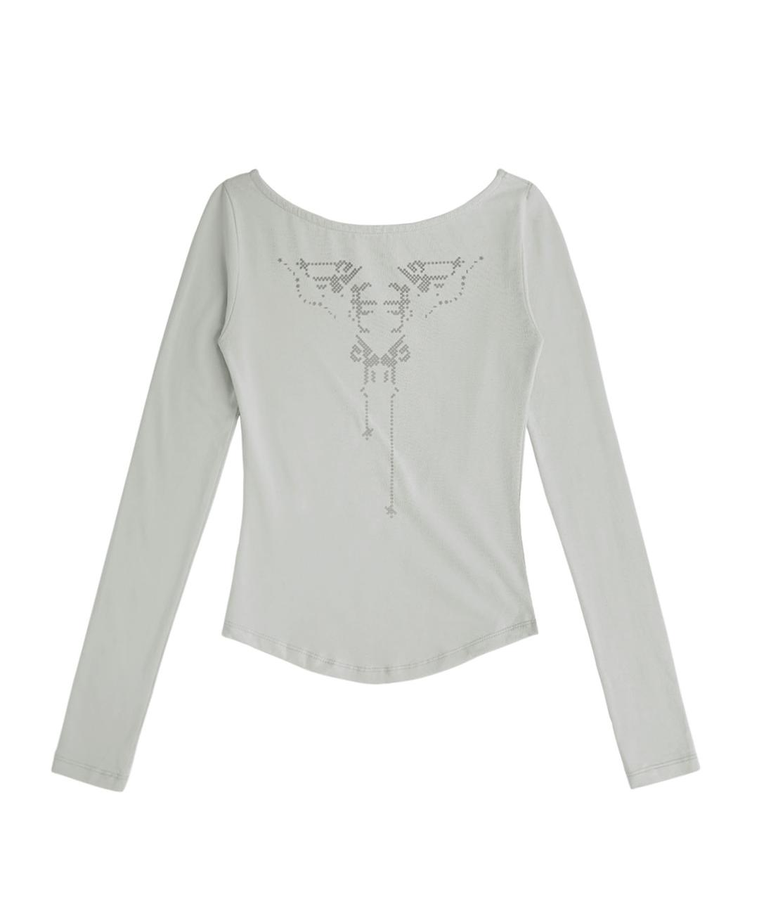 [PREVIEW] Graphic Contour Long Sleeves / Grey