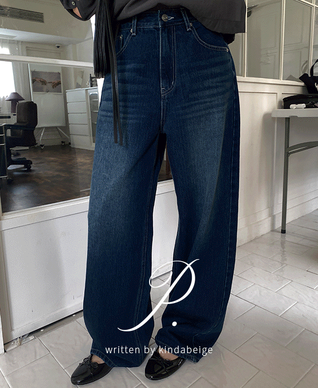 킨다베이지 (*오늘출발!) [page] 포터 와이드 데님 (2color) (*숏·베이직·롱) (*new color 추가!)