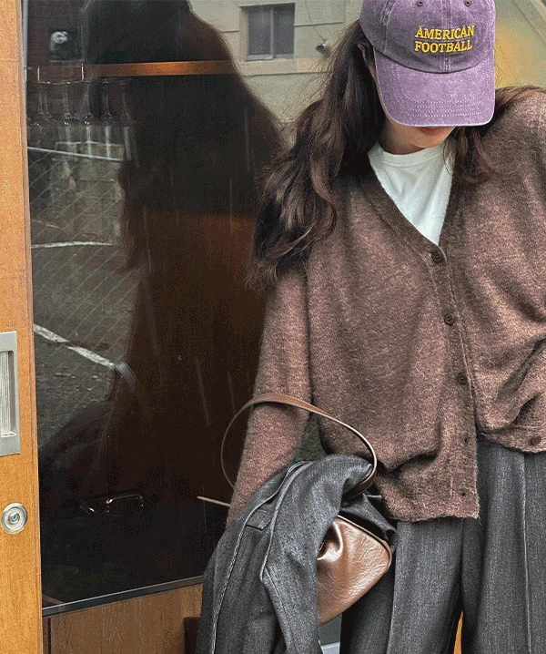 페루코 알파카 루즈핏 가디건 (3colors)