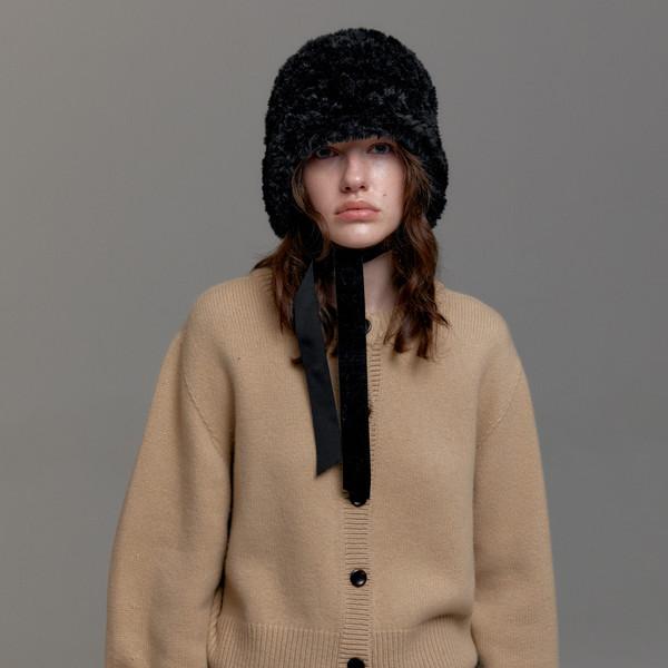 WOOL BUTTON UP SEAMLESS KNIT CARDIGAN