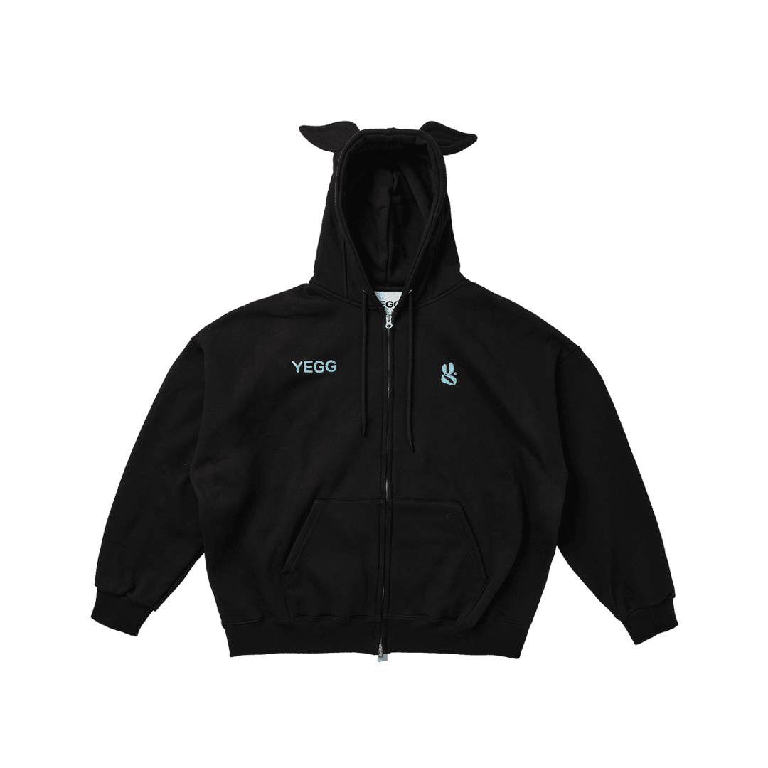 Yegg Wing Hoodie Black