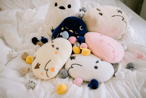 [뱁새 bebby] 귀여운 모찌쿠션 등받이쿠션 8종