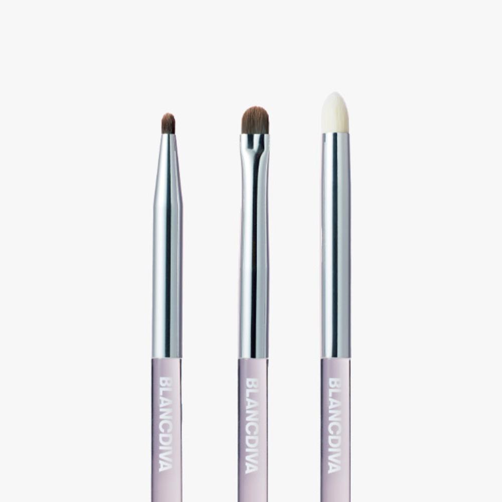 [애교살 완성도 UP] 블랑디바 애교살 메이크업 브러쉬 3종 세트