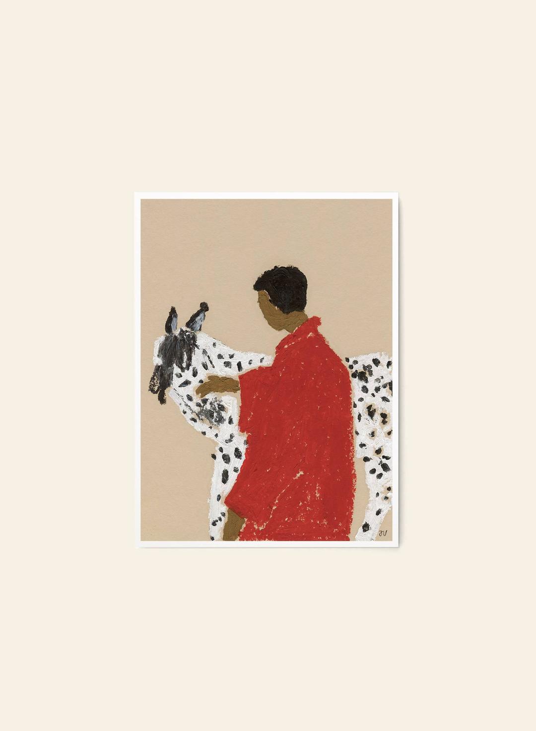 The Poster Club Isabelle Vandeplassche - Spotted Horse (30x40)