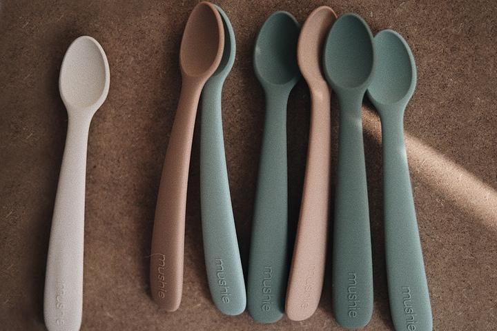 실리콘 피딩스푼 1Set (2p)   이유식스푼  유아식필수품  실리콘