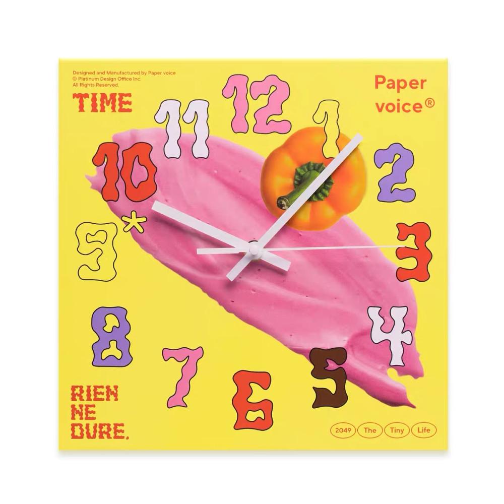 종이시계 카페 디자인 거실 오브제 인테리어 탁상 테이블 시계