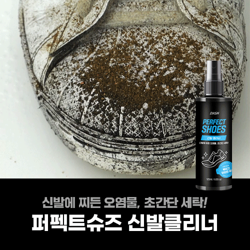 대쉬 퍼펙트 슈즈 120ml 신발 클리너