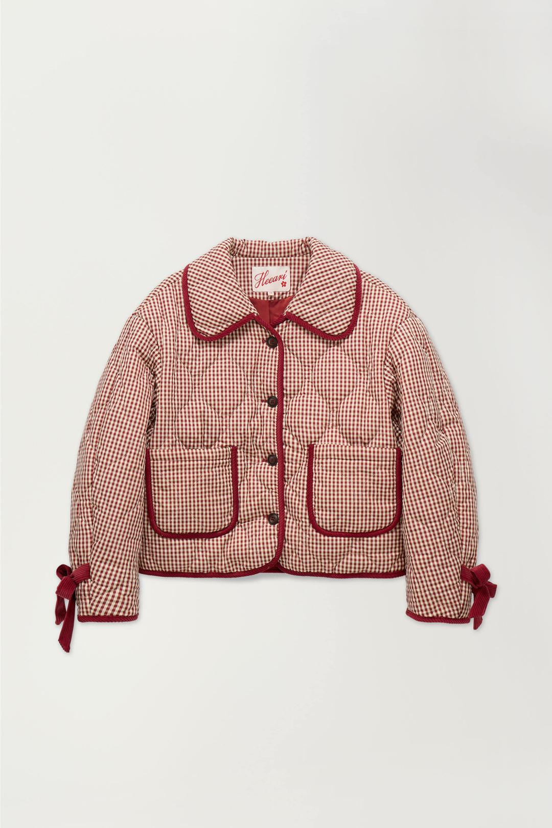 아멜리 퀼팅 푸퍼 자켓_레드