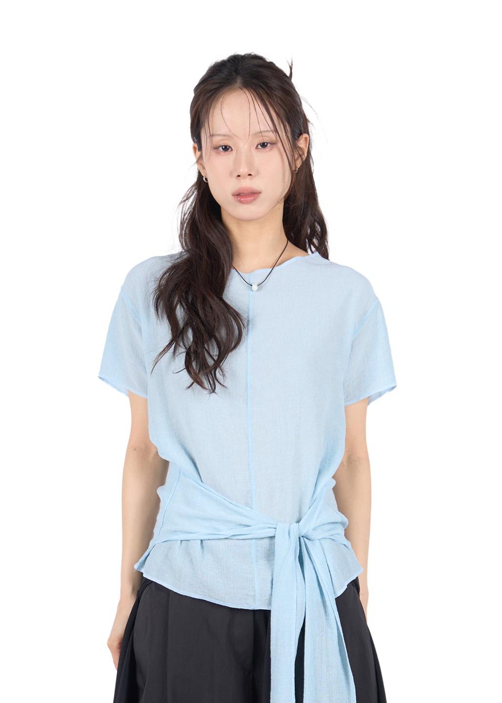 HANGING RIBBON BLOUSE