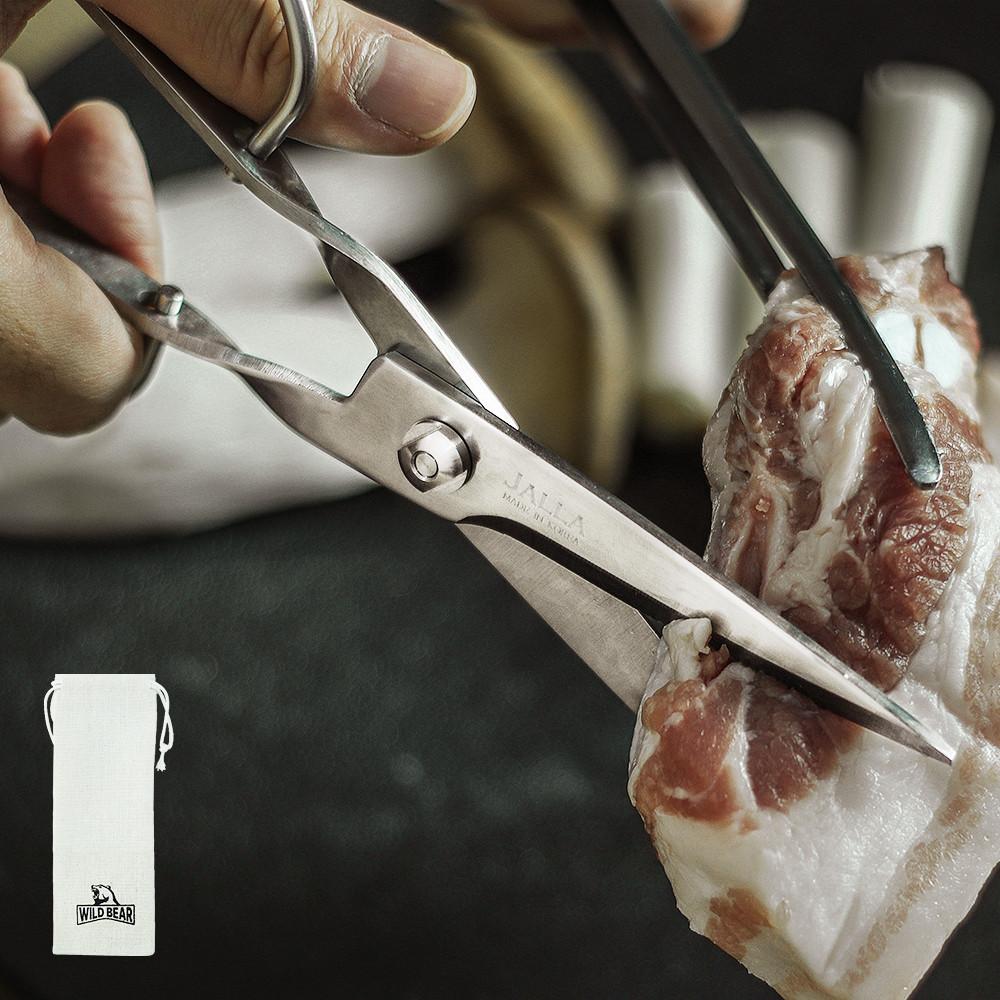 잘라 가위 주방가위 올스텐 국산 분리형 고기 20 와일드베어케이스 포함