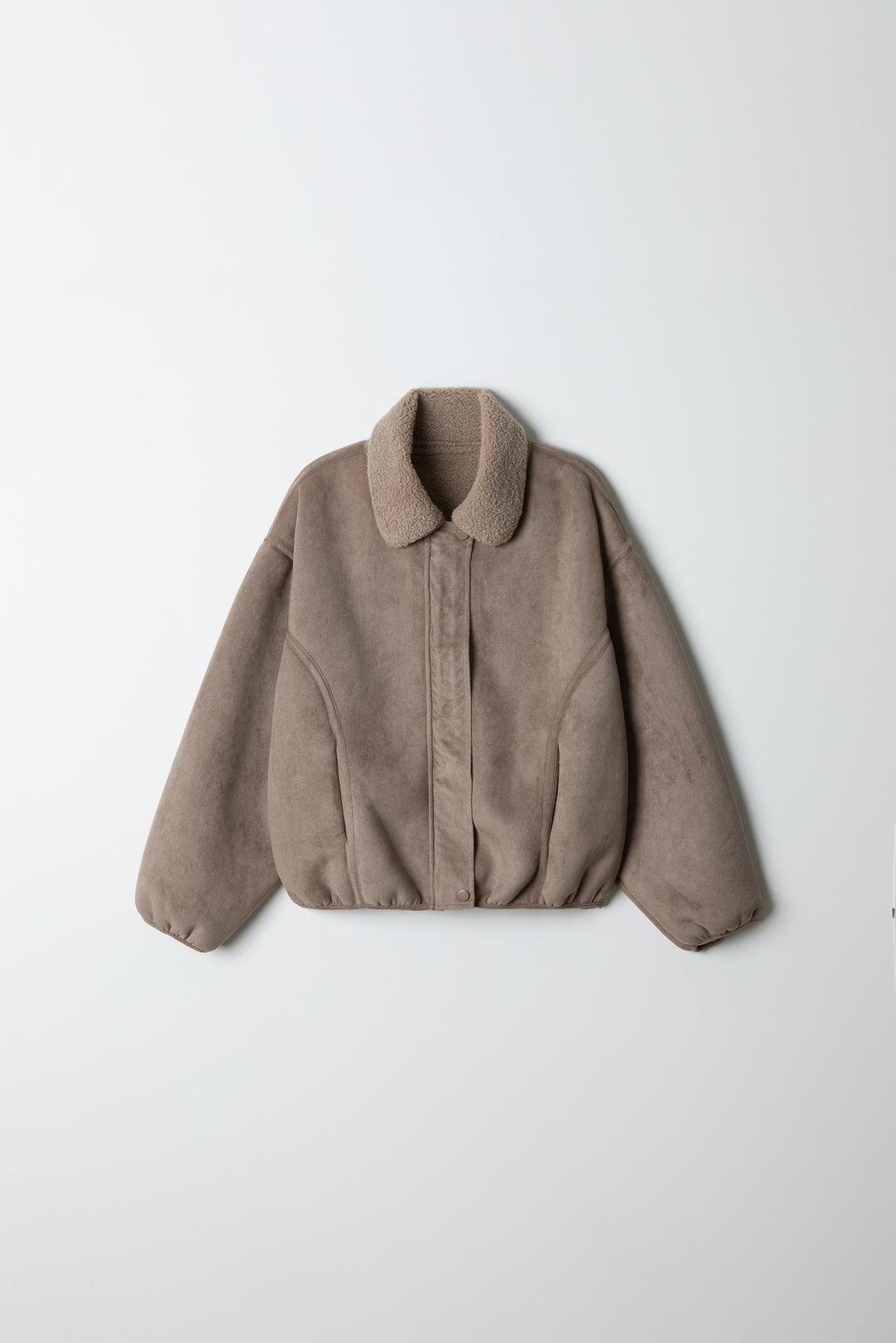 GCFMGJP14│Fur Collar Short Jumper