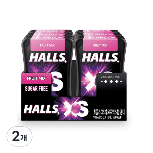 호올스 XS 후르츠 믹스향 캔디, 180g, 2개 - 일반하드캔디 | 쿠팡
