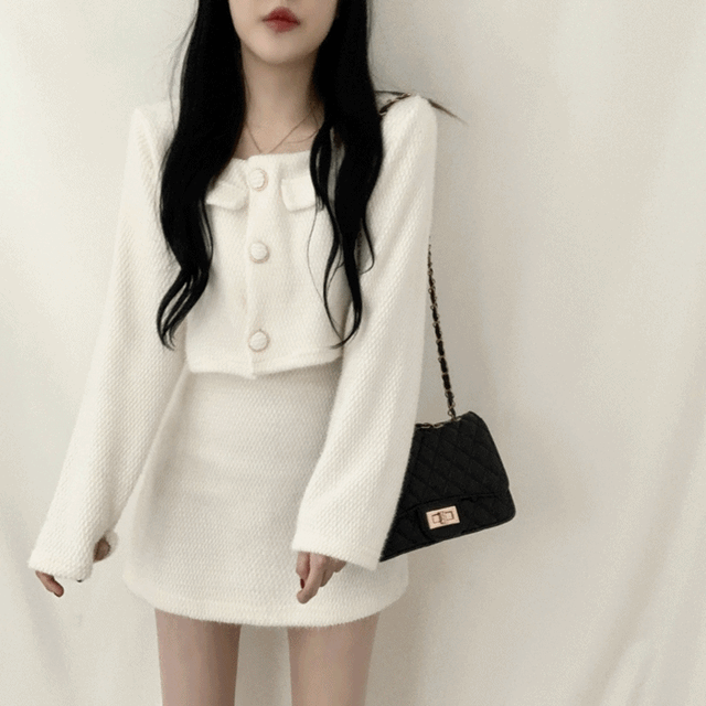 (투피스set) 청순 투피스 세트 2color