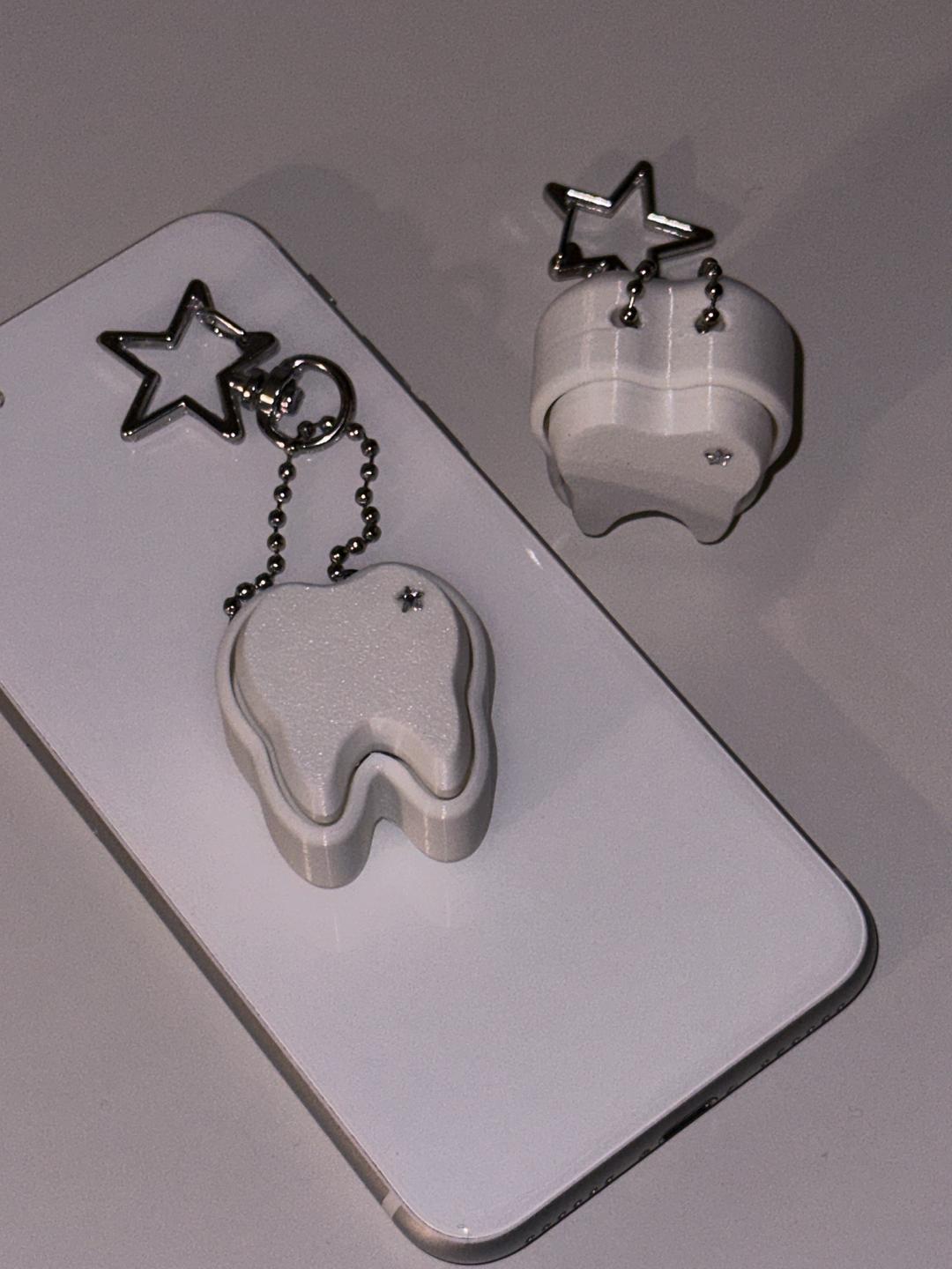 메이크마이데이 [축선택/made] 3D Y2K 키치 힙 투스젬 클릭커 키링,키캡키링,이빨,힙,키캡