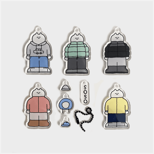 [SOSO STUDIO] 아이엠쏘쏘 아크릴 키링