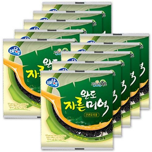 바다맘 완도 자른 미역, 20g, 10개 - 수산물/건어물 | 쿠팡
