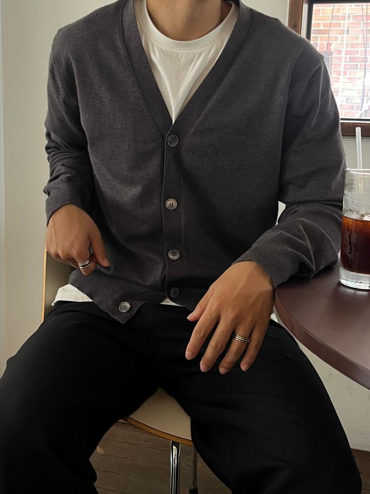 토템 브이넥 가디건 (5color)