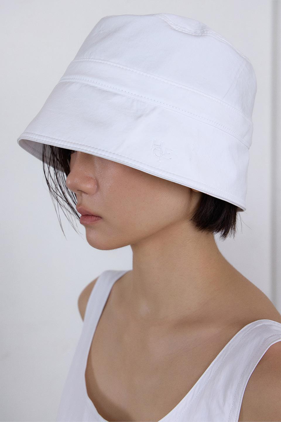 Logo Bucket Hat_Ivory