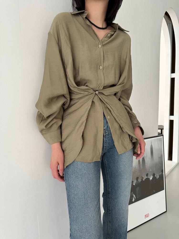 오슨 뒷트임 투웨이 블라우스