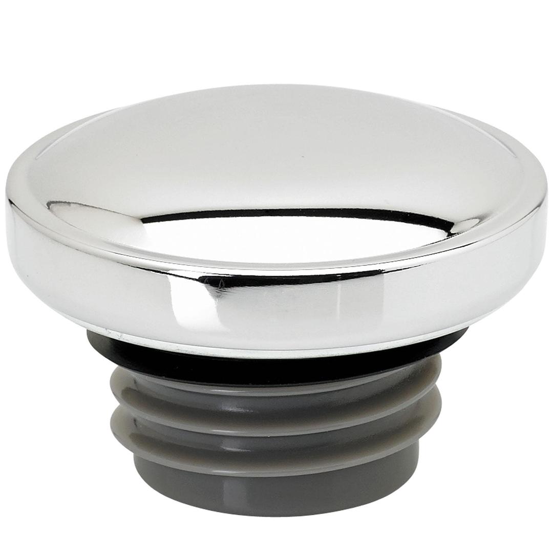 Screw-In Harley Stock Style Vented Gas Cap - 1996 & up - Chrome