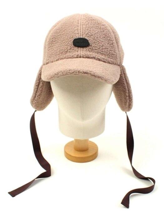 Brown Fleece Ear Flap Cap 후리스귀달이모자