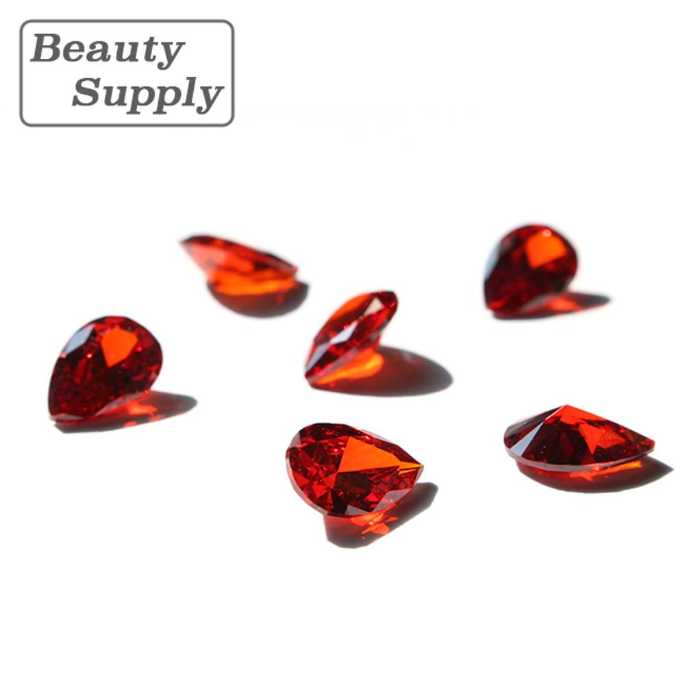 [지르코니아] 라이트가넷 물방울 (2개입) 셀프 젤네일 아트 재료 큐빅 스톤 파츠 지르콘