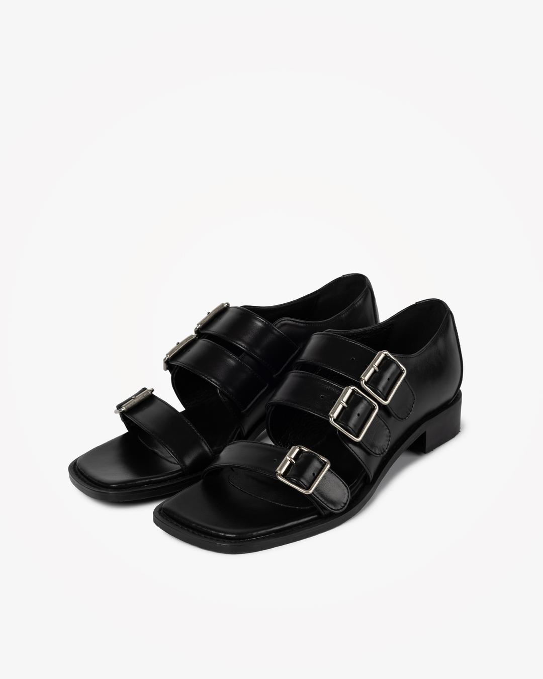 GIU SANDAL LOAFERS (BLACK)