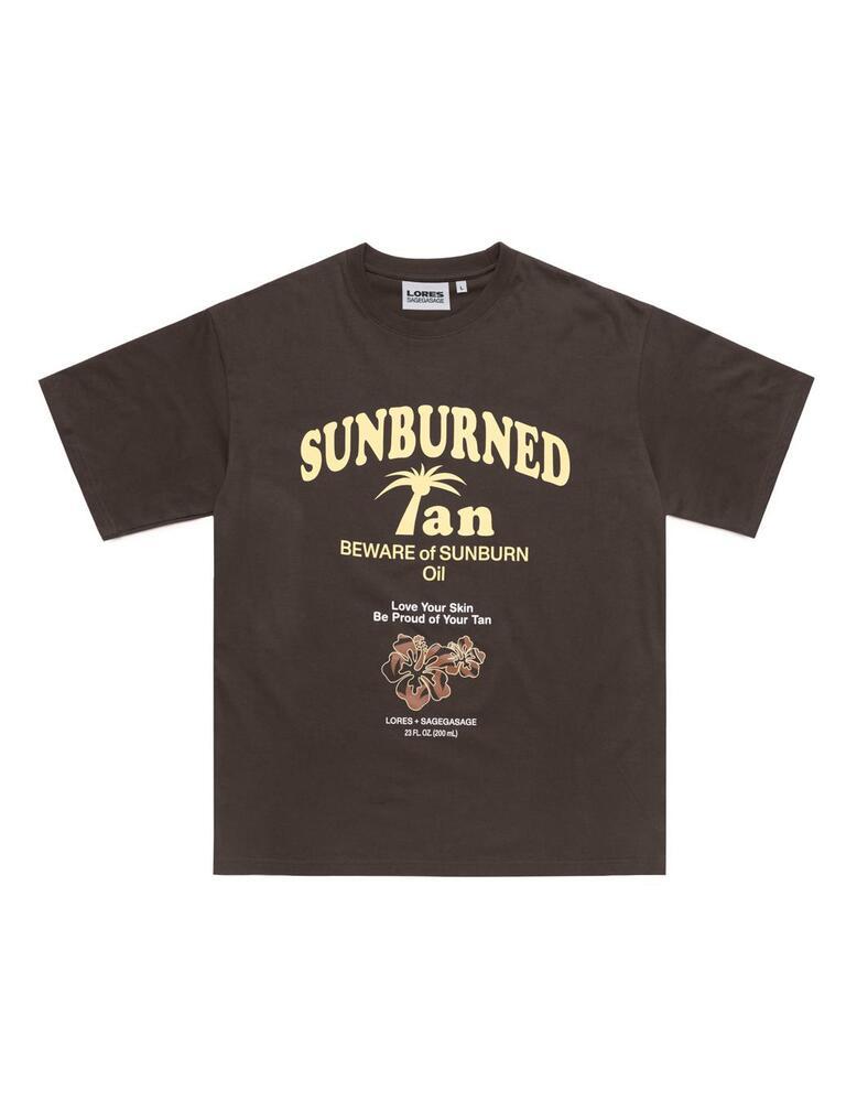 Tan Oil Tee - Brown