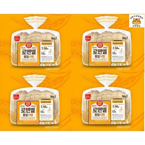 삼립 로만밀 통밀식빵, 420g, 4개 - 식빵 | 쿠팡