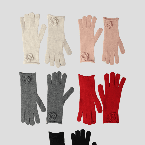 rose point glove ( 5 color )