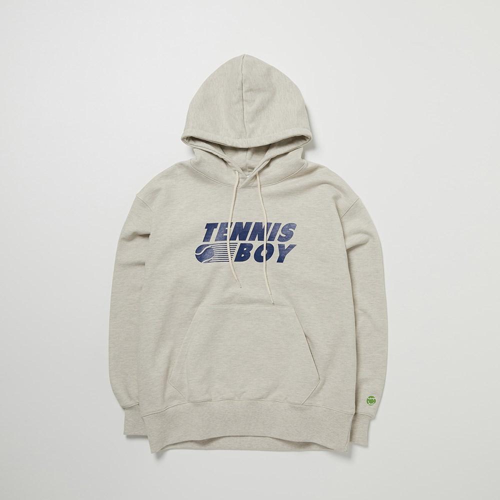 ACTIVE LOGO HOODIE OATMEAL