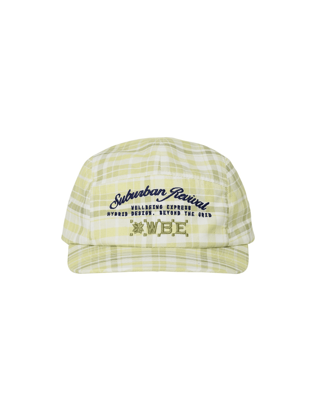 Vintage Cotton Camp Cap Check