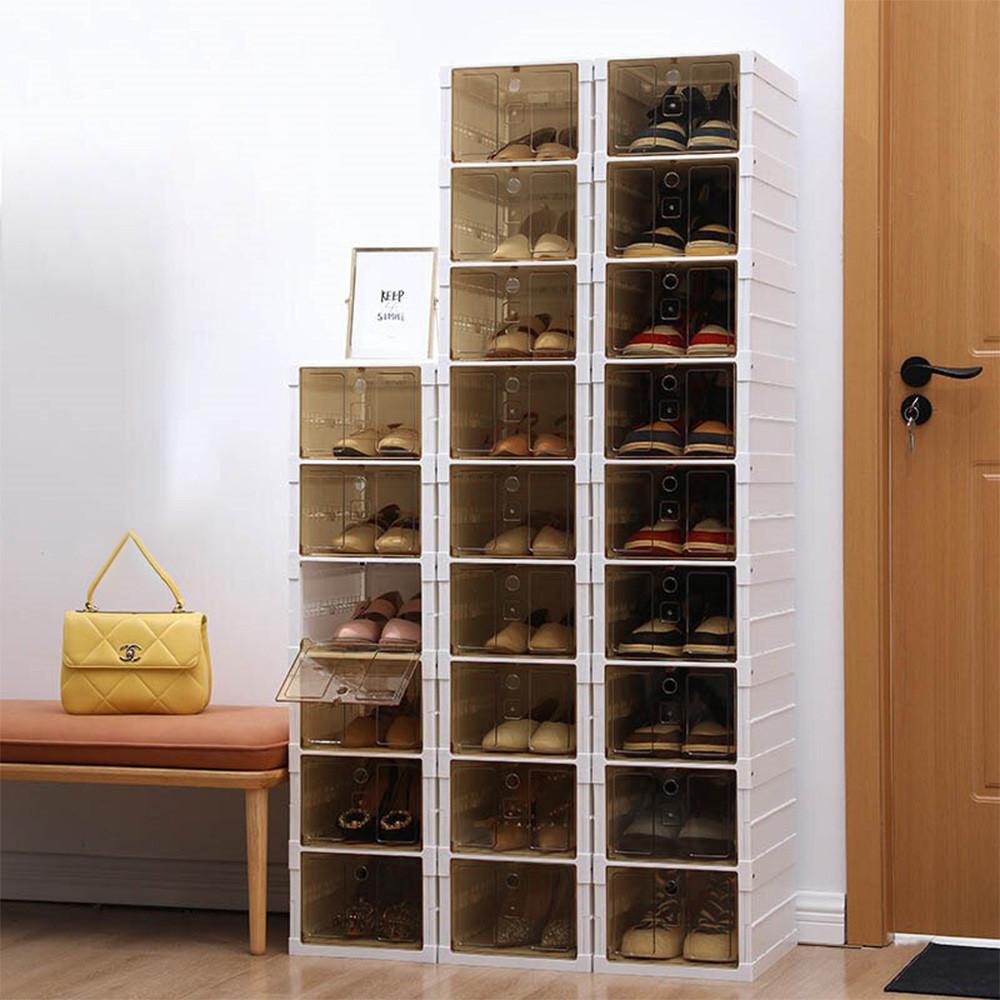 착착착 초간단 설치! 슈케이스 신발 정리 수납장 9단