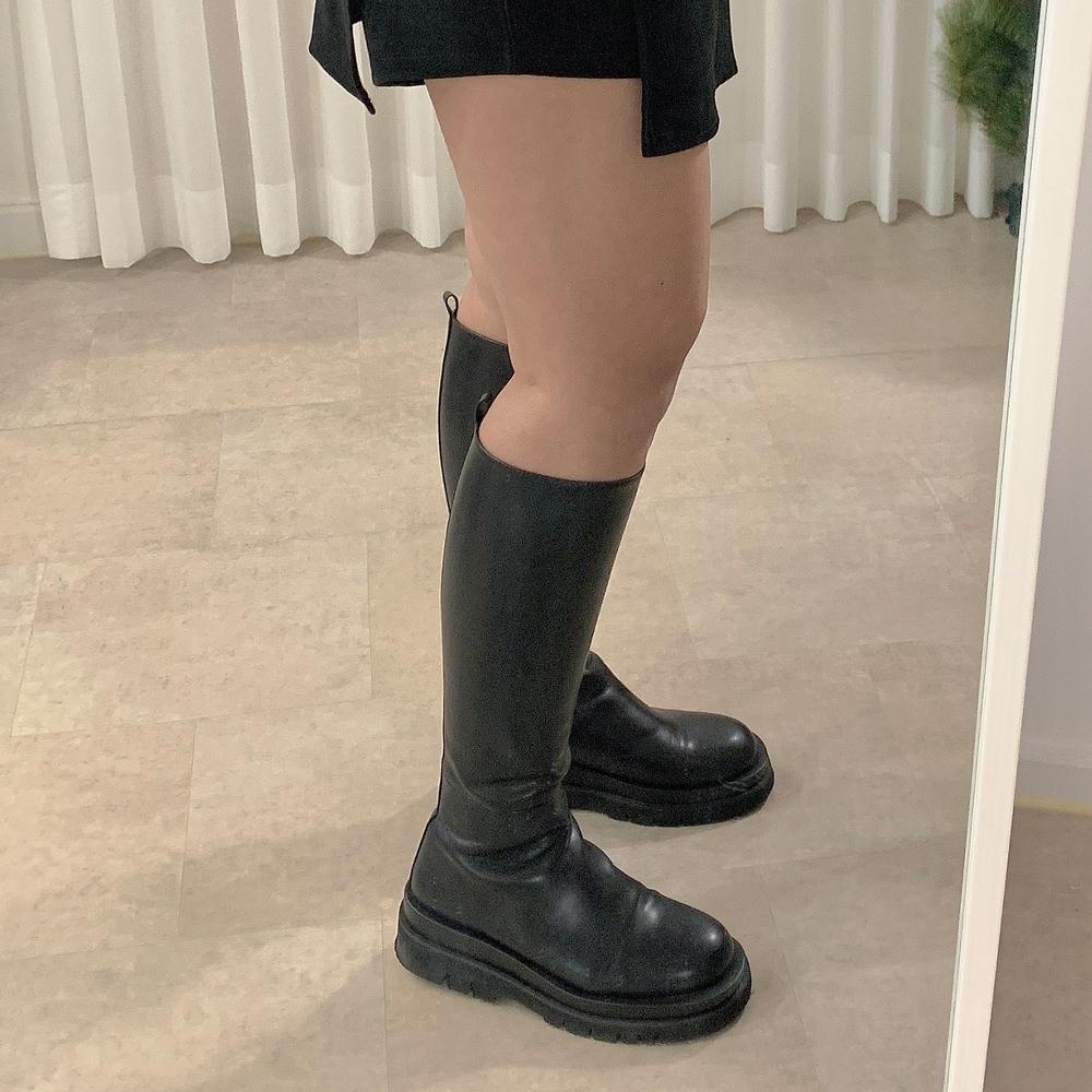 종아리39cm 하비통통 통굽 롱부츠