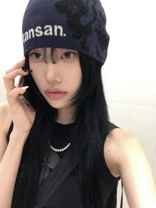 자카드 엘 캐피탄 비니 네이비