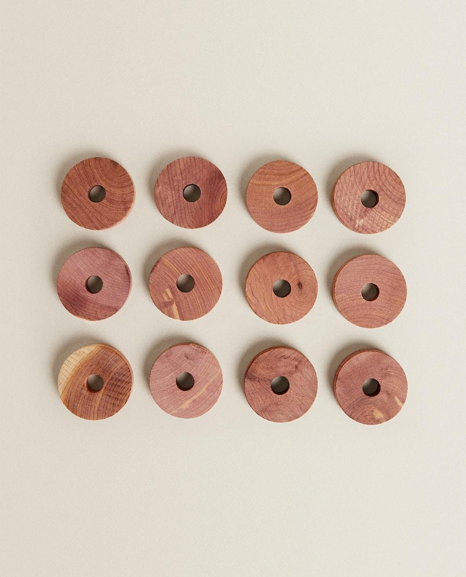 시더우드 방충 디스크(12개 세트)