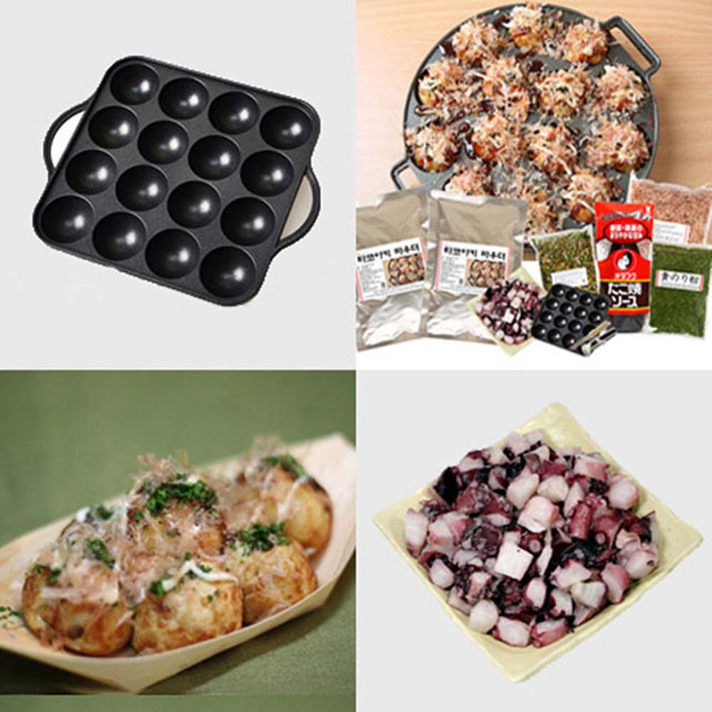 [오늘출발]타코야끼 재료 35종(타코야키만들기 문어 믹스 소스 총집합)