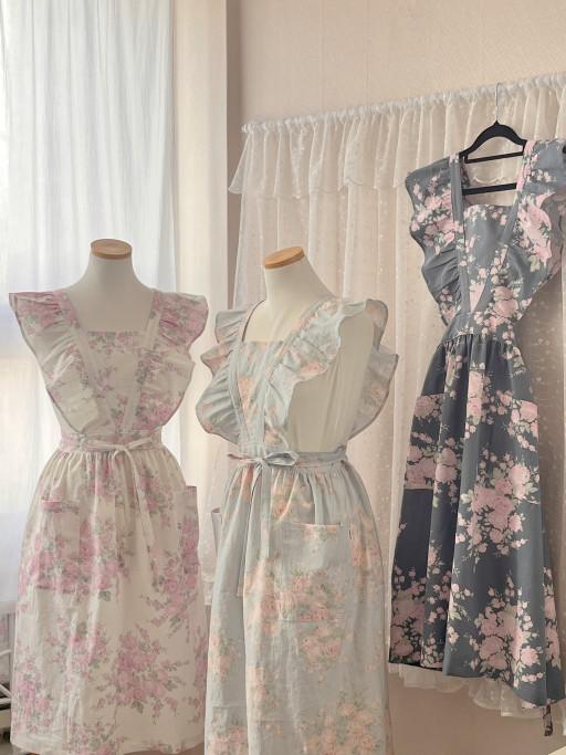 [빅사이즈 가능]로맨틱 왈츠 앞치마 에이프런