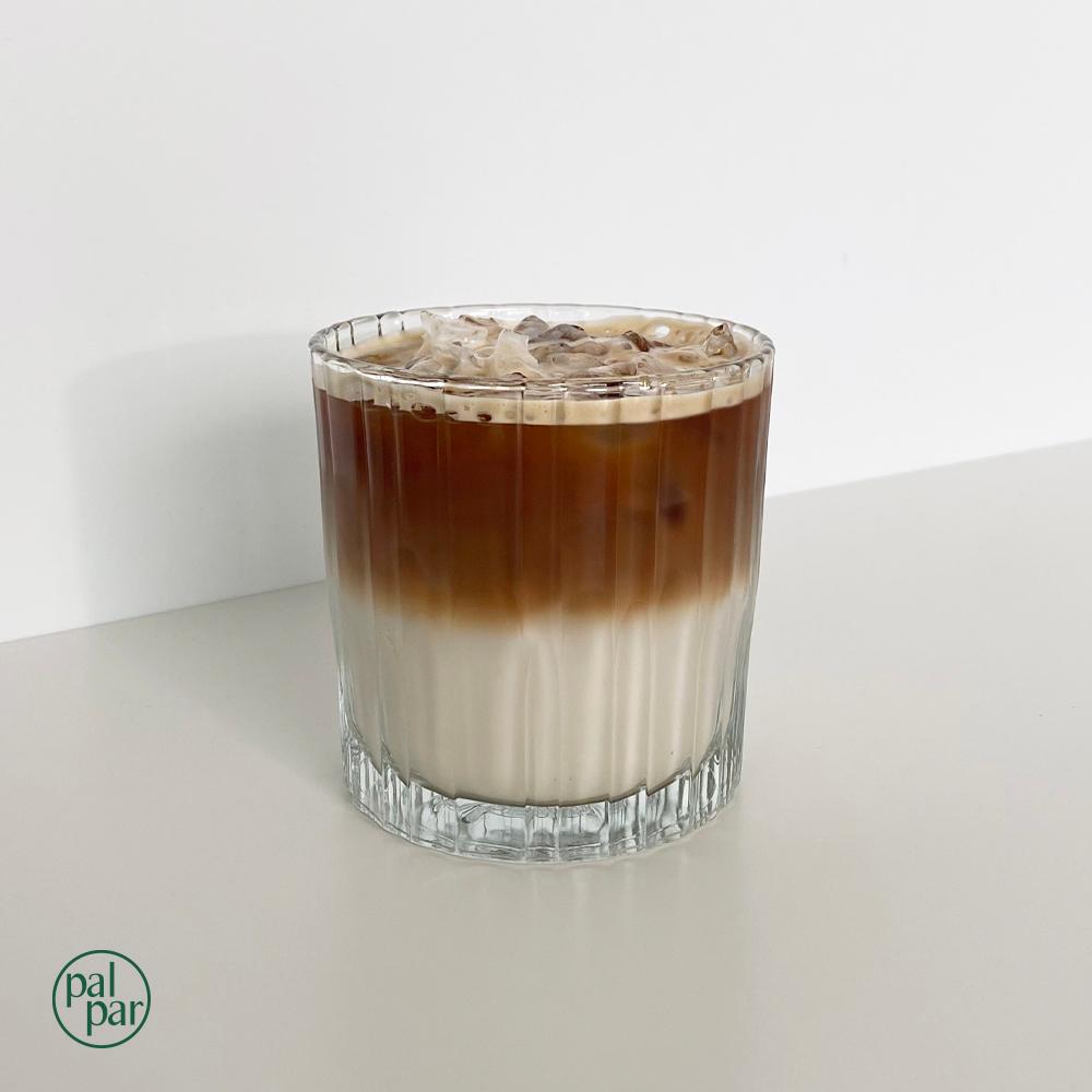 [palpar]플리츠 글라스 하이볼 온더락 꼬냑잔 홈카페 유리컵 아이스커피 미니 데일리잔
