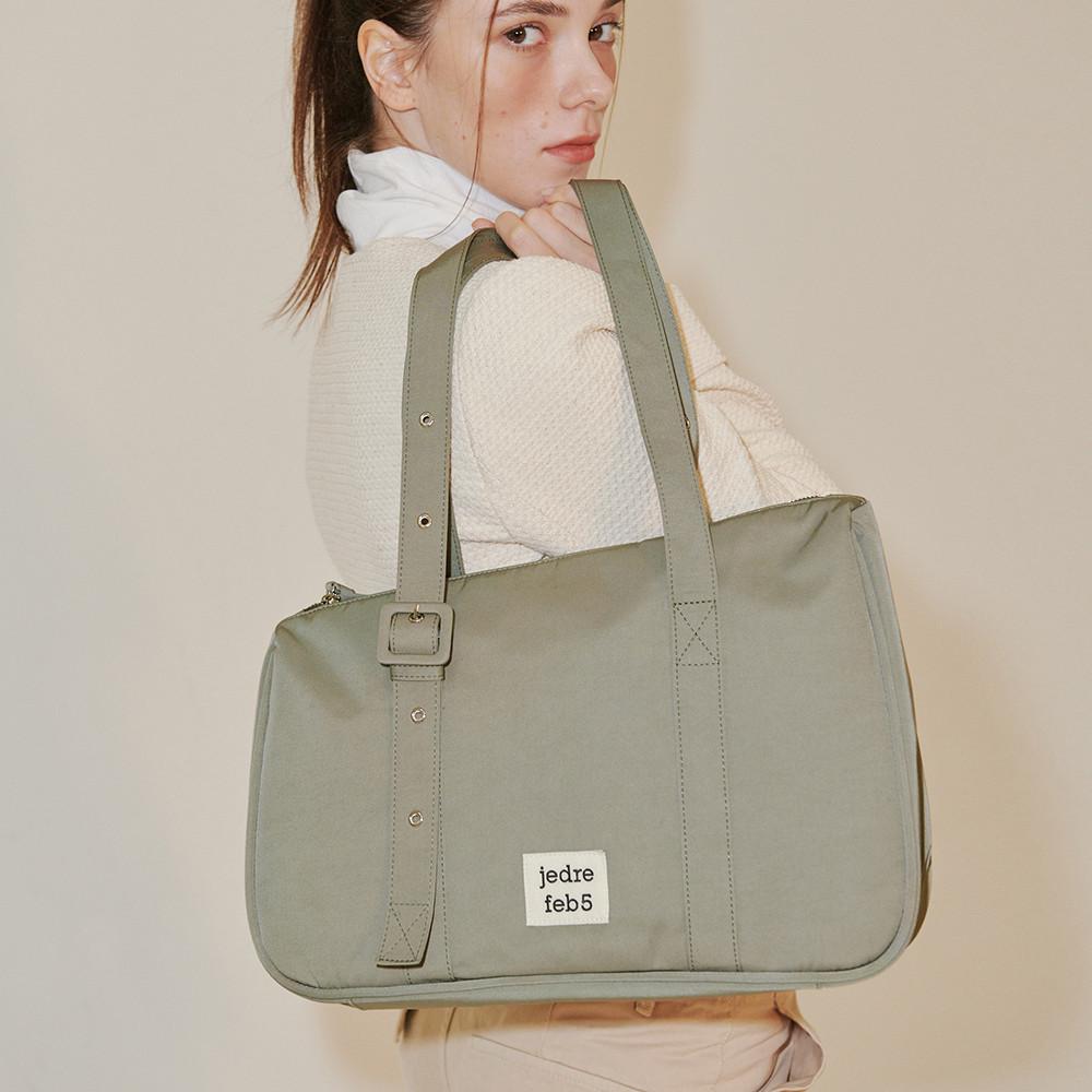 Slant large shoulder bag 슬랜트 라지 숄더 khaki