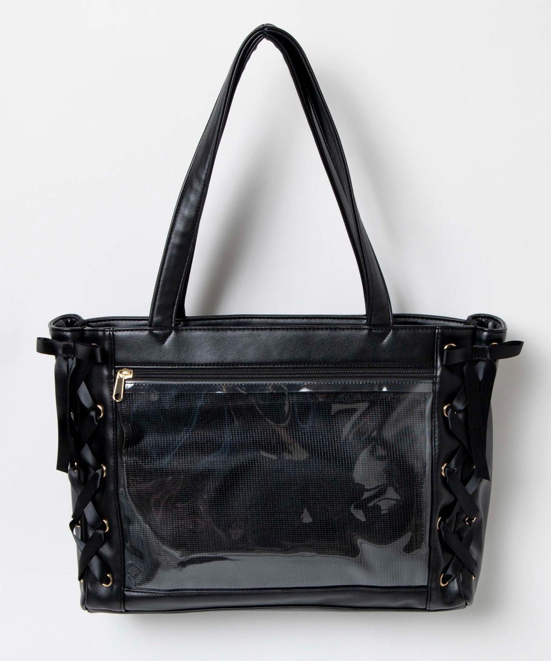 レースアップ痛バッグS - ブラック / F