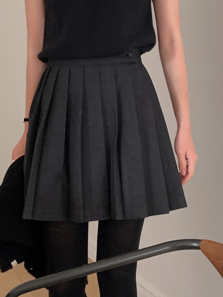 [연말룩/하객룩] 퍼블릭 울 스커트