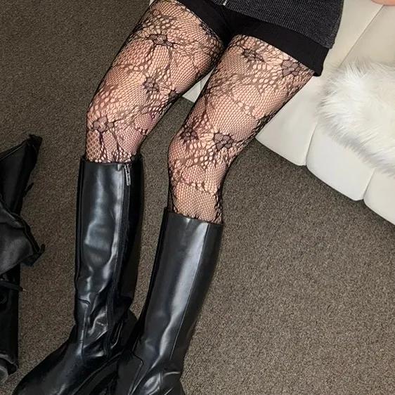 거미줄 그물 망사 스타킹