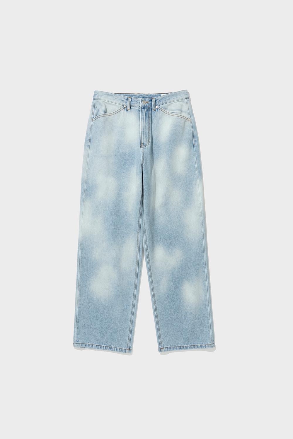 4P WIDE DENIM PANTS (HILIGHT BLUE)